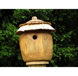 Nichoir pour oiseaux en bois - Maison de lutins
