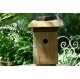 Nichoir en bois recyclés pour oiseaux-28 mm-toit plat