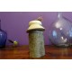 Lanterne LED bois recyclés rechargeable sur USB "toit chêne"