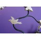Magnets décoratifs en bois recyclés "profil d'oiseau"