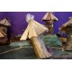 Cabanes des lutins en bois recyclés "bois exotique et châtaignier" fabrication artisanale