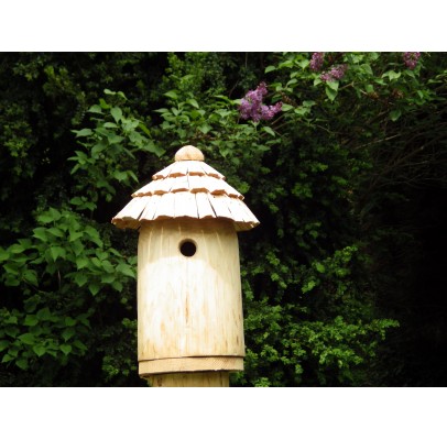 Nichoir pour oiseaux en bois - Maison de lutins-mésanges