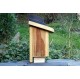 Nichoir en bois recyclés pour oiseaux-28 mm-toit plat