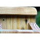 Nichoir en bois recyclés pour oiseaux-accès 32 mm-toit pointu
