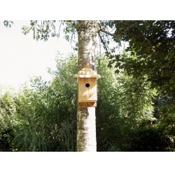 Nichoir à oiseaux -bois recyclé-mésanges