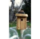 Nichoir en bois recyclés pour oiseaux-28 mm-toit plat