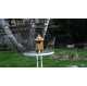 Nichoir en bois recyclés pour oiseaux-accès 32 mm-toit pointu