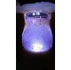 Lanterne LED rechargeable sur USB bois recyclés peintures naturelles