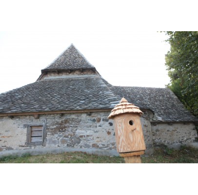 Nichoir pour oiseaux en bois- Maison de lutins