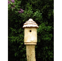 Nichoir pour oiseaux en bois - Maison de lutins-mésanges