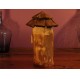 Objet de déco "maison de lutins"-bois recyclé-artisanale
