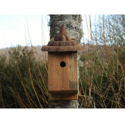 Nichoir à oiseaux -bois recyclé- boite à oiseaux 27 mm