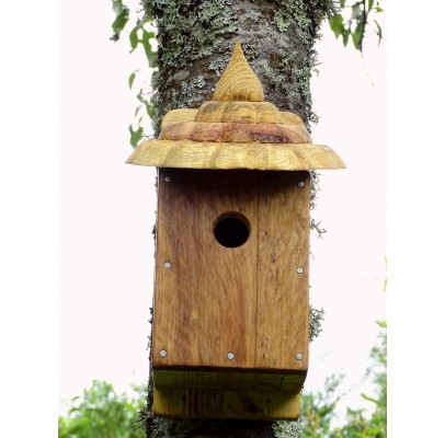 Nichoir à oiseaux -bois recyclé- boite à oiseaux 27 mm