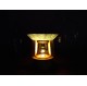 Lanterne LED de lutin rechargeable sur USB bois recyclés